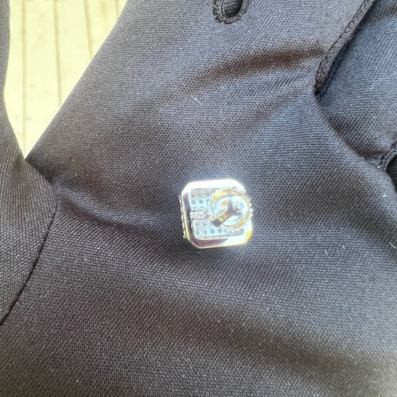 New Moissanite Screw Back Earrings 1.08CT, 18K White Gold Plated Sterling Silver - Picture 16 of 17